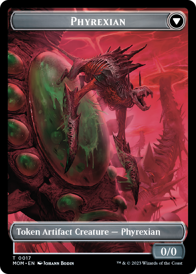 Incubator // Phyrexian (17) Double-Sided Token [March of the Machine Tokens] | The Gaming-Verse