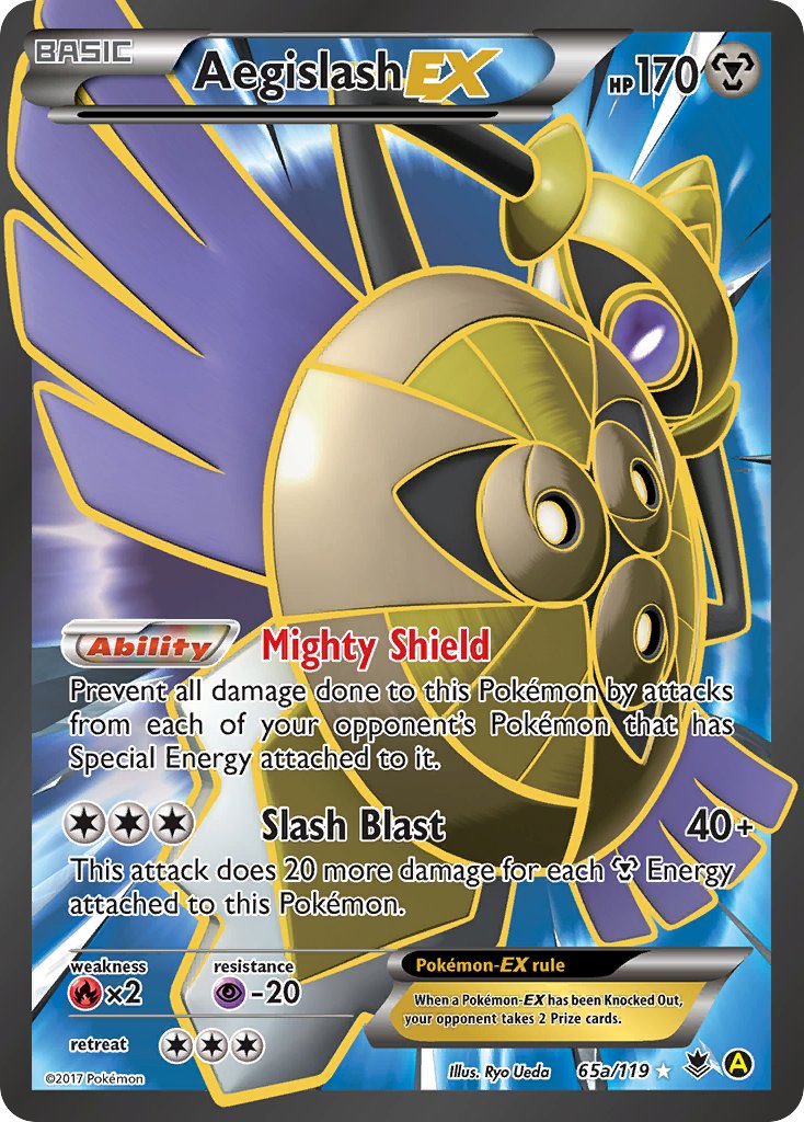 Aegislash EX (65a/119) [Alternate Art Promos] | The Gaming-Verse