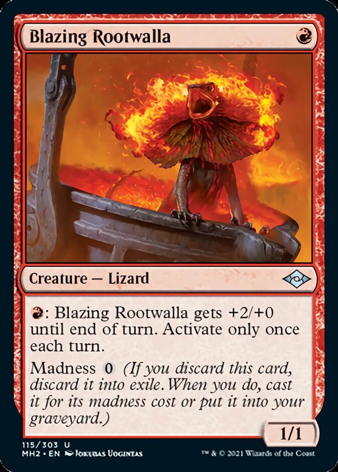 Blazing Rootwalla [Modern Horizons 2] | The Gaming-Verse