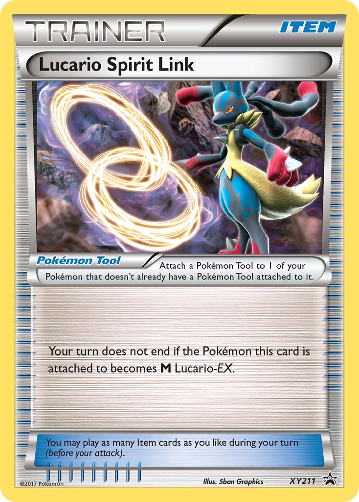 Lucario Spirit Link (XY211) [XY: Black Star Promos] | The Gaming-Verse