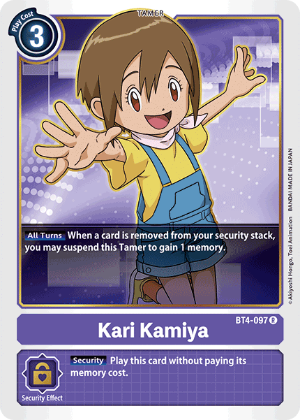 Kari Kamiya [BT4-097] [Great Legend] | The Gaming-Verse