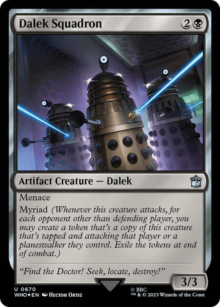 Dalek Squadron (Surge Foil) [Doctor Who] | The Gaming-Verse