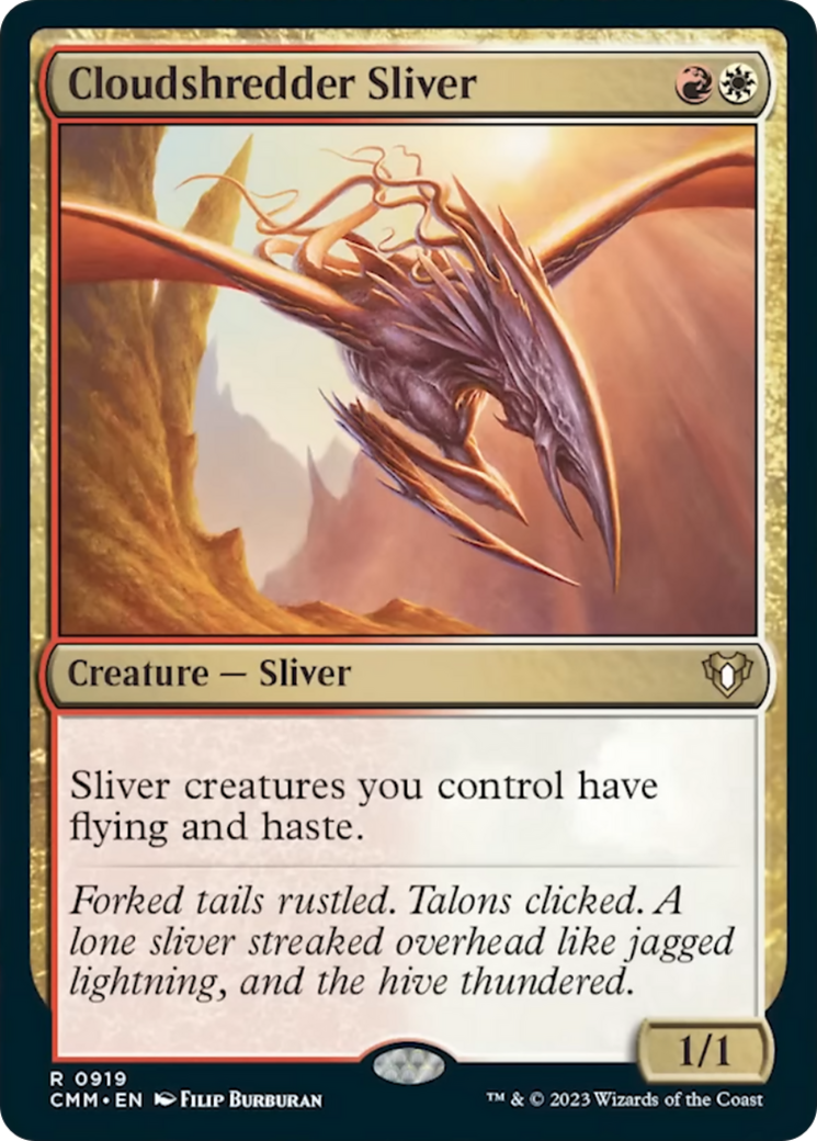 Cloudshredder Sliver [Commander Masters] | The Gaming-Verse