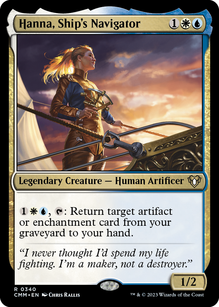 Hanna, Ship's Navigator [Commander Masters] | The Gaming-Verse