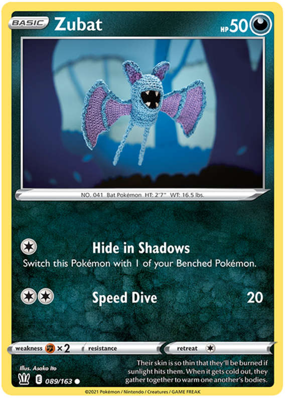 Zubat (089/163) [Sword & Shield: Battle Styles] | The Gaming-Verse