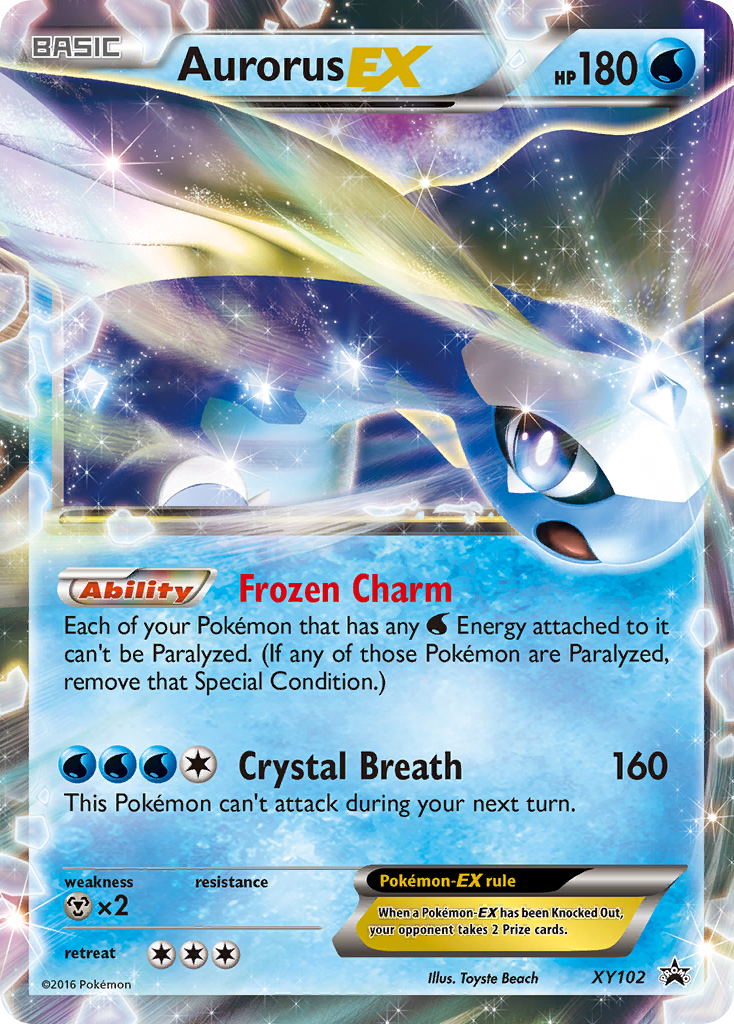 Aurorus EX (XY102) [XY: Black Star Promos] | The Gaming-Verse