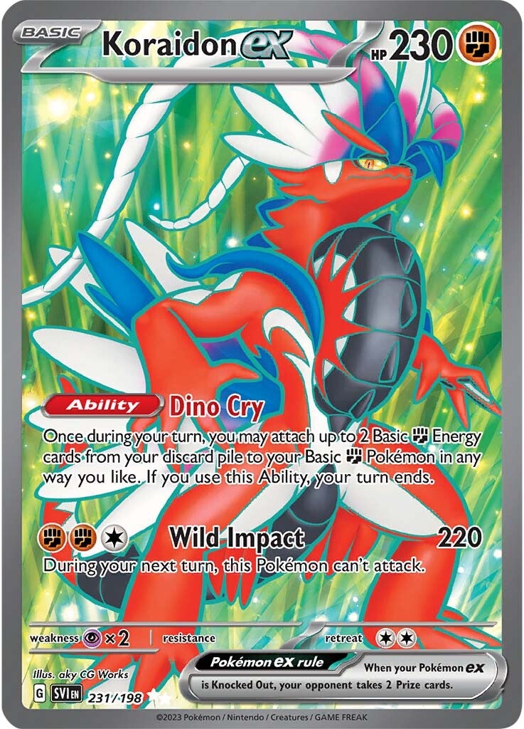 Koraidon ex (231/198) [Scarlet & Violet: Base Set] | The Gaming-Verse