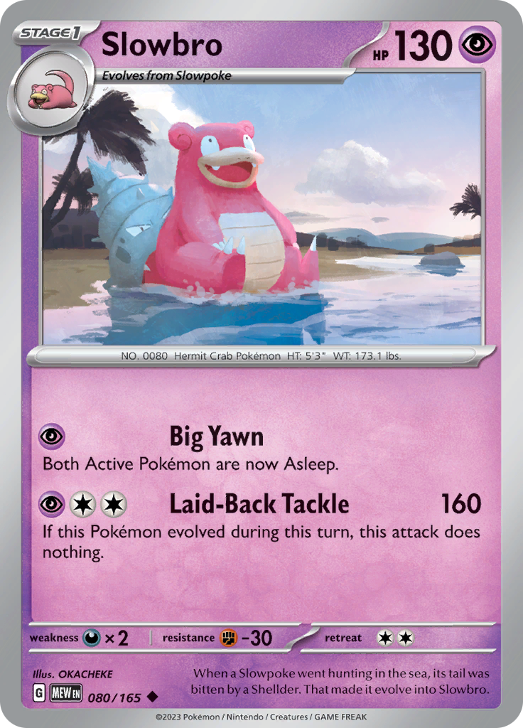 Slowbro (080/165) [Scarlet & Violet: 151] | The Gaming-Verse