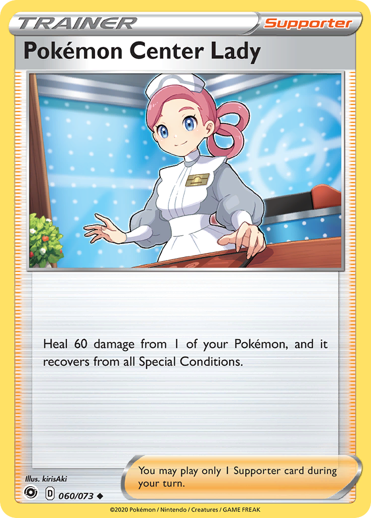 Pokemon Center Lady (060/073) [Sword & Shield: Champion's Path] | The Gaming-Verse