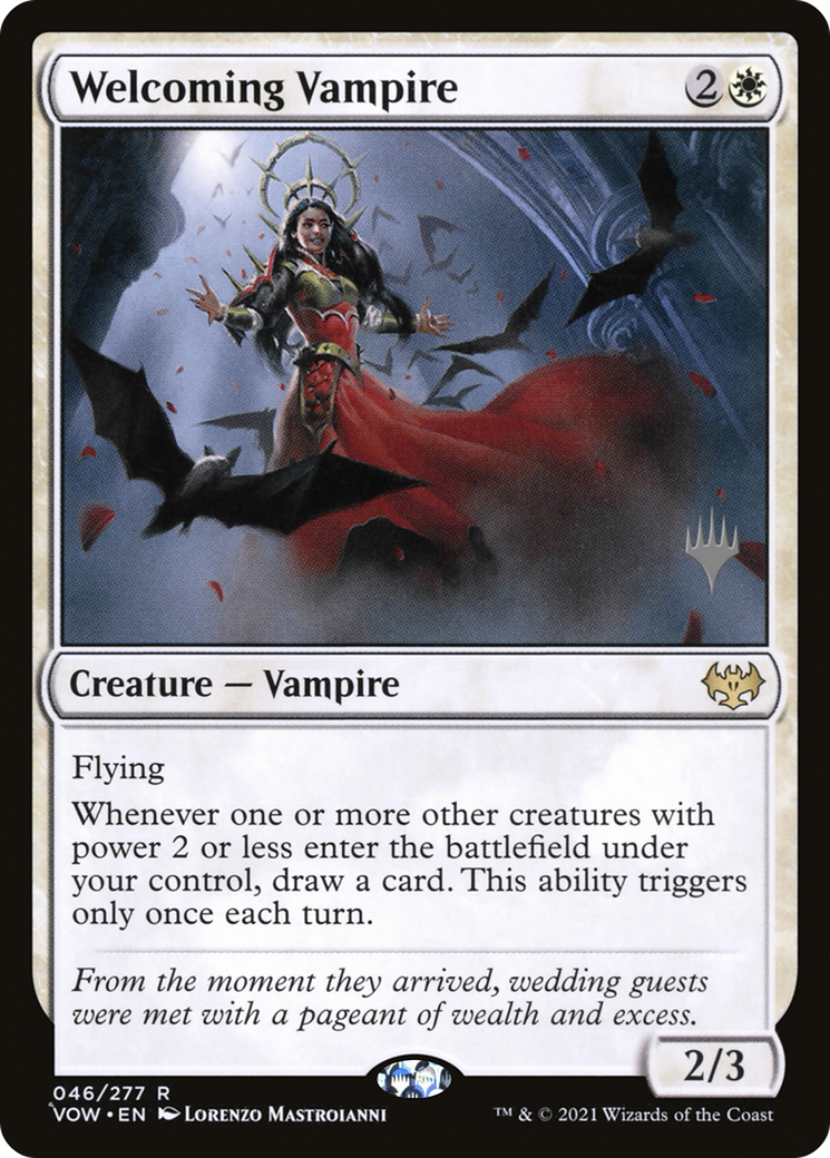 Welcoming Vampire (Promo Pack) [The Brothers' War Promos] | The Gaming-Verse