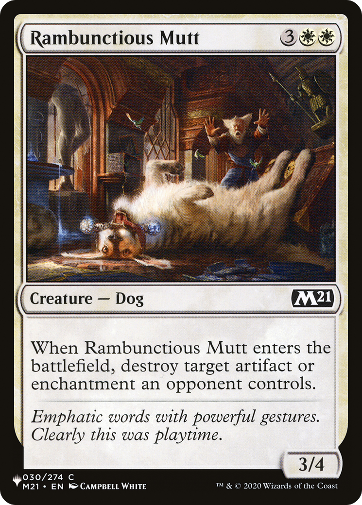 Rambunctious Mutt [The List Reprints] | The Gaming-Verse