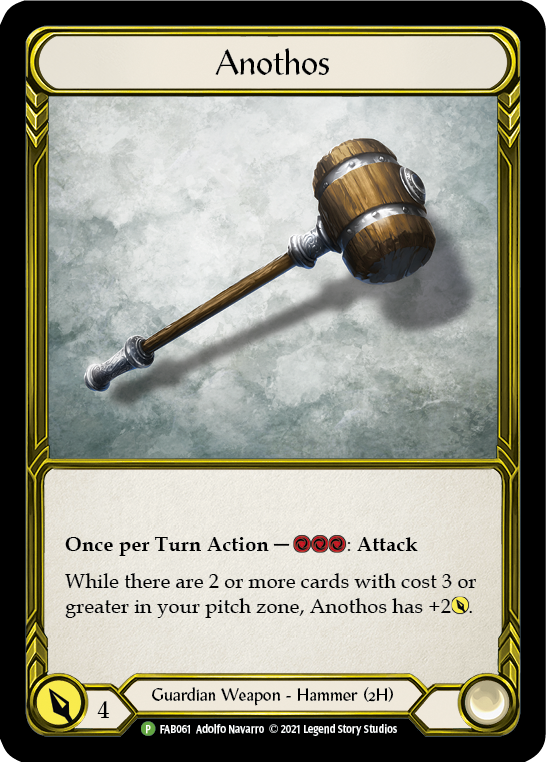 Anothos (Golden) [FAB061] (Promo)  Cold Foil | The Gaming-Verse