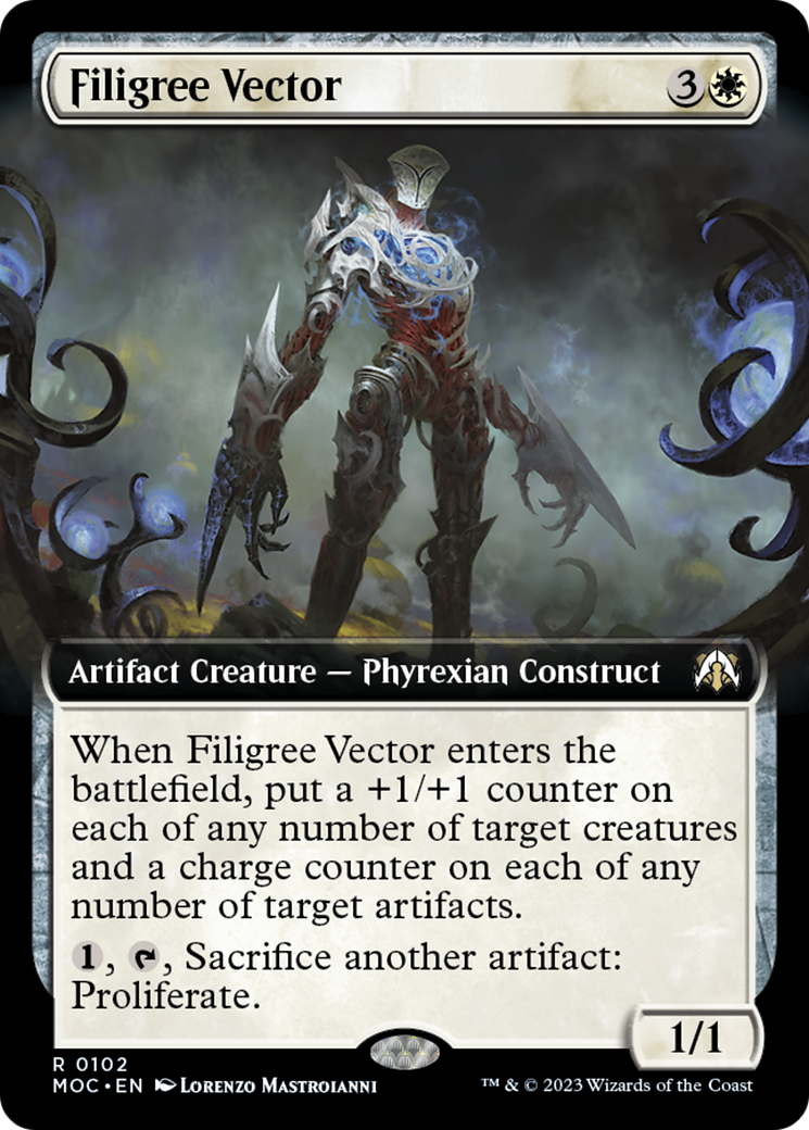 Filigree Vector (Extended Art) [March of the Machine Commander] | The Gaming-Verse