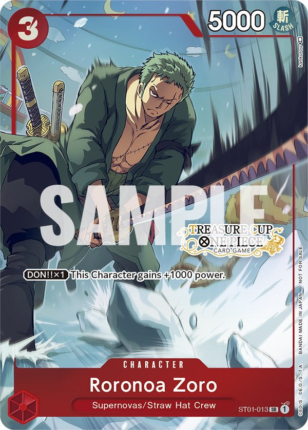 Roronoa Zoro (Treasure Cup) [One Piece Promotion Cards] | The Gaming-Verse