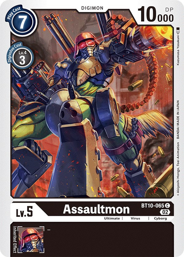 Assaultmon [BT10-065] [Xros Encounter] | The Gaming-Verse