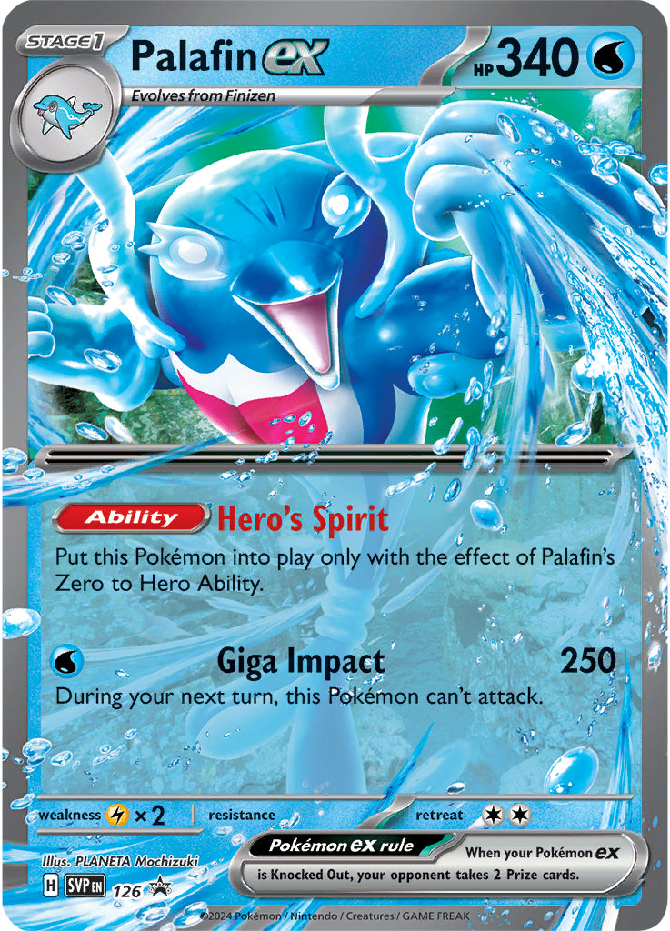 Palafin ex (126) (Jumbo Card) [Scarlet & Violet: Black Star Promos] | The Gaming-Verse