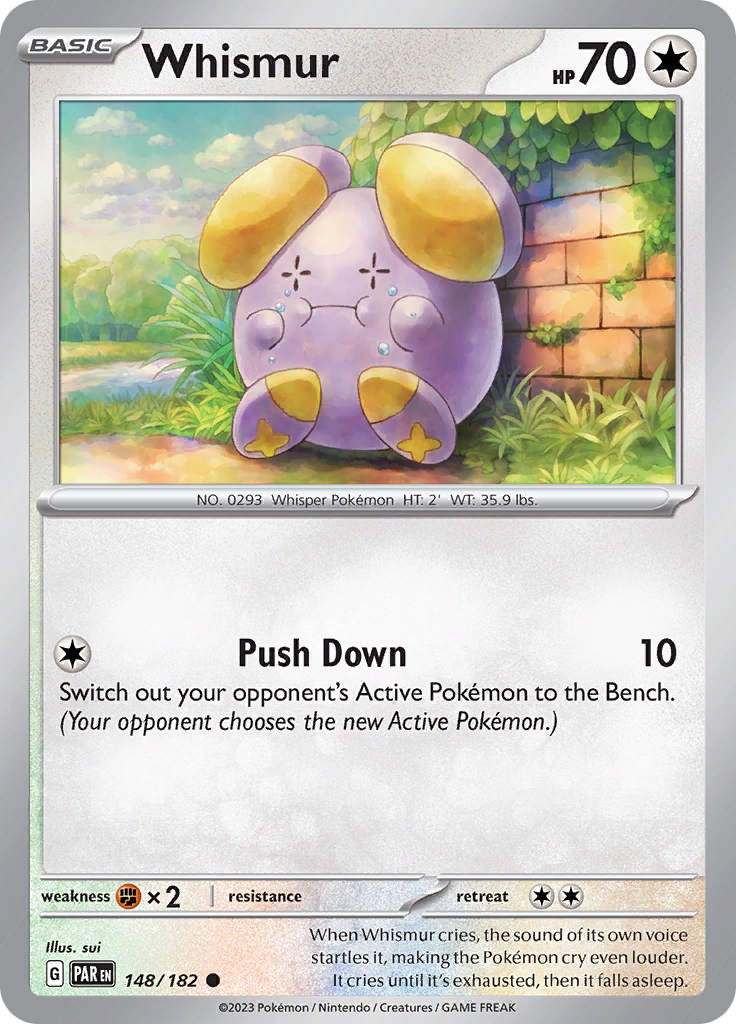 Whismur (148/182) [Scarlet & Violet: Paradox Rift] | The Gaming-Verse