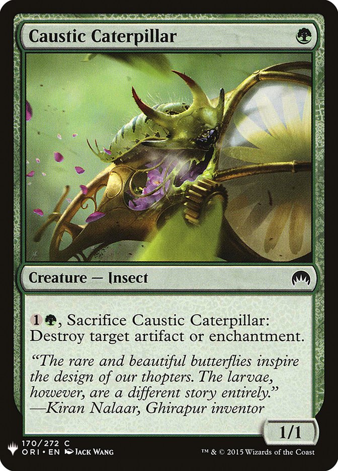 Caustic Caterpillar [Mystery Booster] | The Gaming-Verse