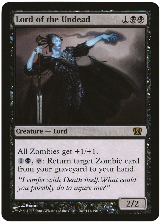 Lord of the Undead (Oversized) [Eighth Edition Box Topper] | The Gaming-Verse