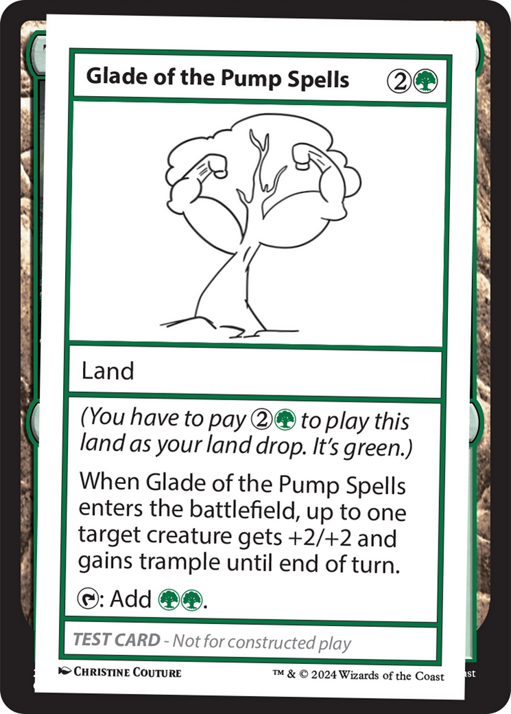 Glade of the Pump Spells [Mystery Booster 2 Playtest Cards] | The Gaming-Verse