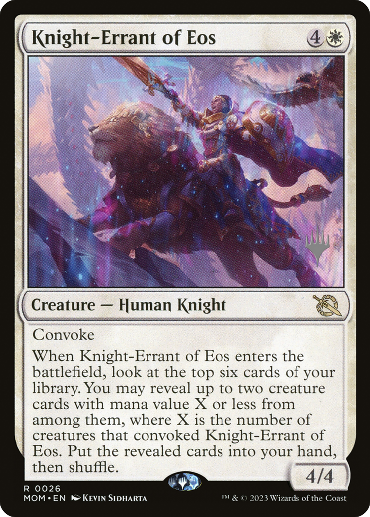 Knight-Errant of Eos (Promo Pack) [March of the Machine Promos] | The Gaming-Verse