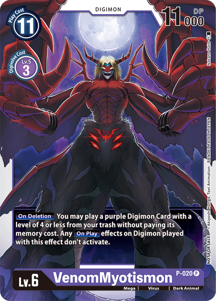 VenomMyotismon [P-020] [Promotional Cards] | The Gaming-Verse