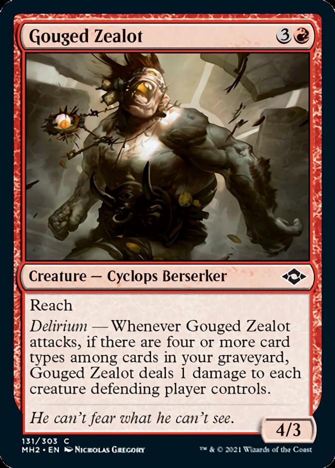 Gouged Zealot [Modern Horizons 2] | The Gaming-Verse