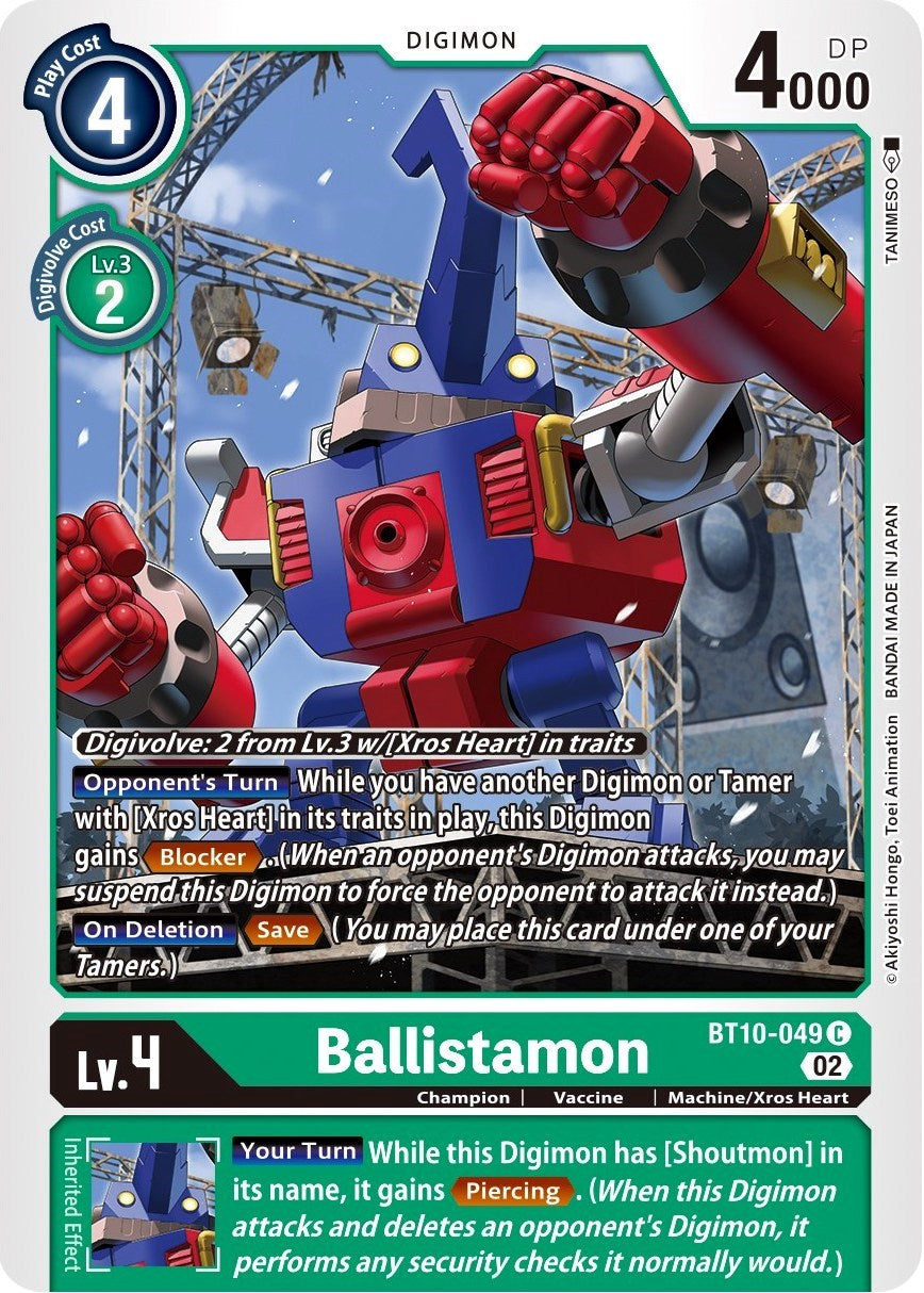 Ballistamon [BT10-049] [Xros Encounter] | The Gaming-Verse