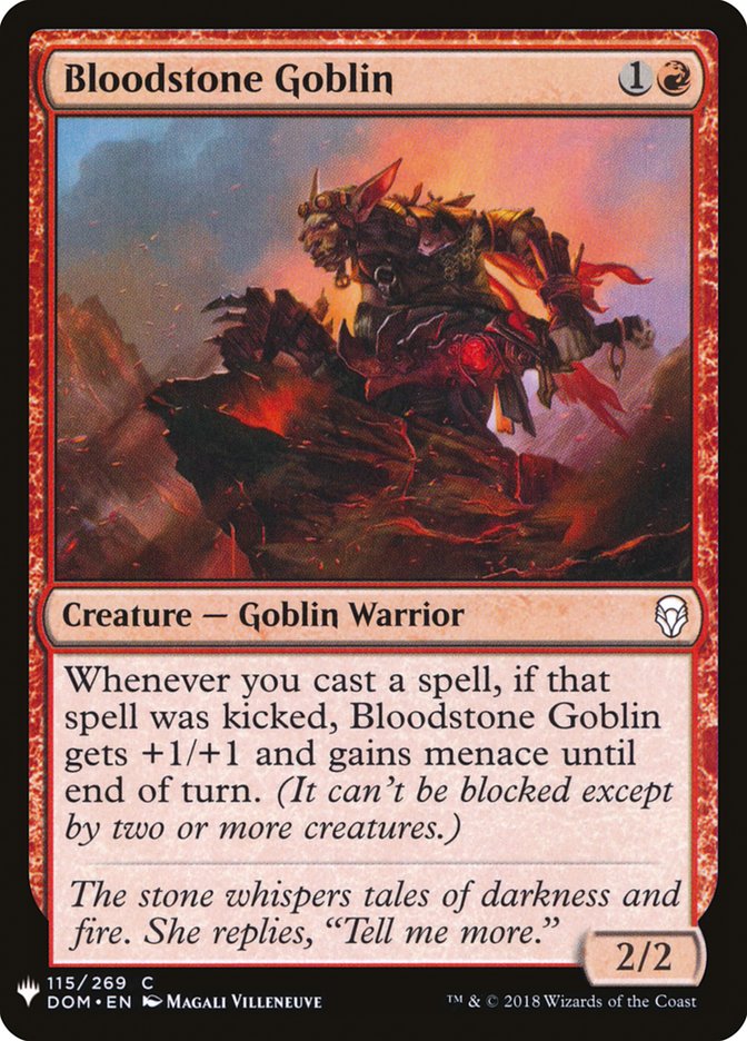 Bloodstone Goblin [Mystery Booster] | The Gaming-Verse