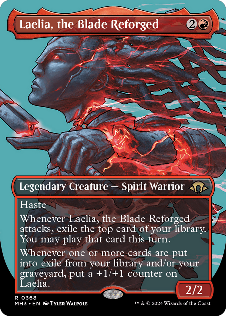 Laelia, the Blade Reforged (Borderless) [Modern Horizons 3] | The Gaming-Verse