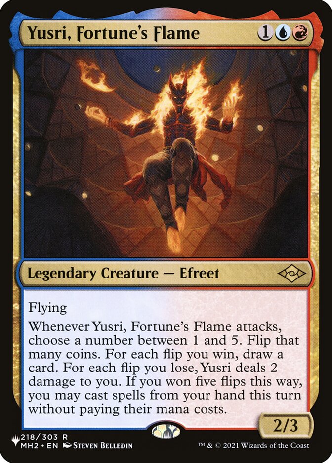 Yusri, Fortune's Flame [Secret Lair: Heads I Win, Tails You Lose] | The Gaming-Verse