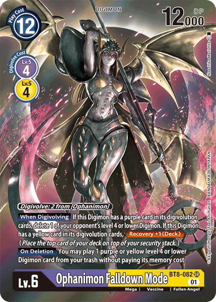 Ophanimon: Falldown Mode [BT8-082] (Alternate Art) [New Awakening] | The Gaming-Verse