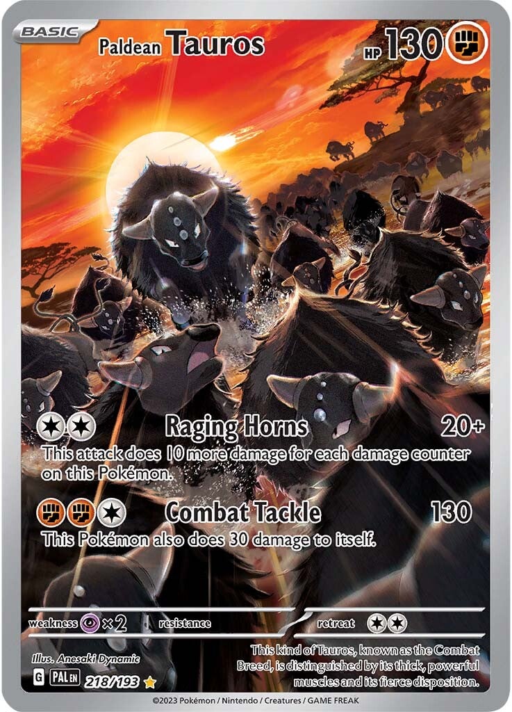 Paldean Tauros (218/193) [Scarlet & Violet: Paldea Evolved] | The Gaming-Verse