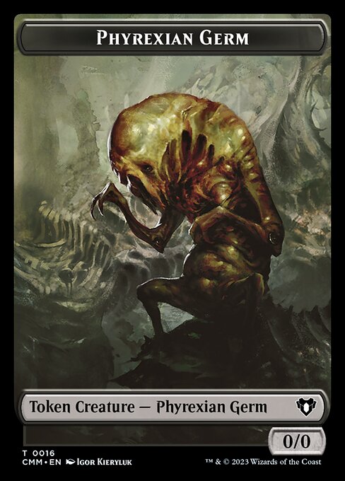 Eldrazi Spawn // Phyrexian Germ Double-Sided Token [Commander Masters Tokens] | The Gaming-Verse