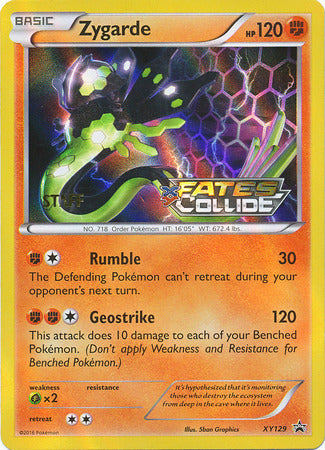 Zygarde (XY129) (Staff) [XY: Black Star Promos] | The Gaming-Verse