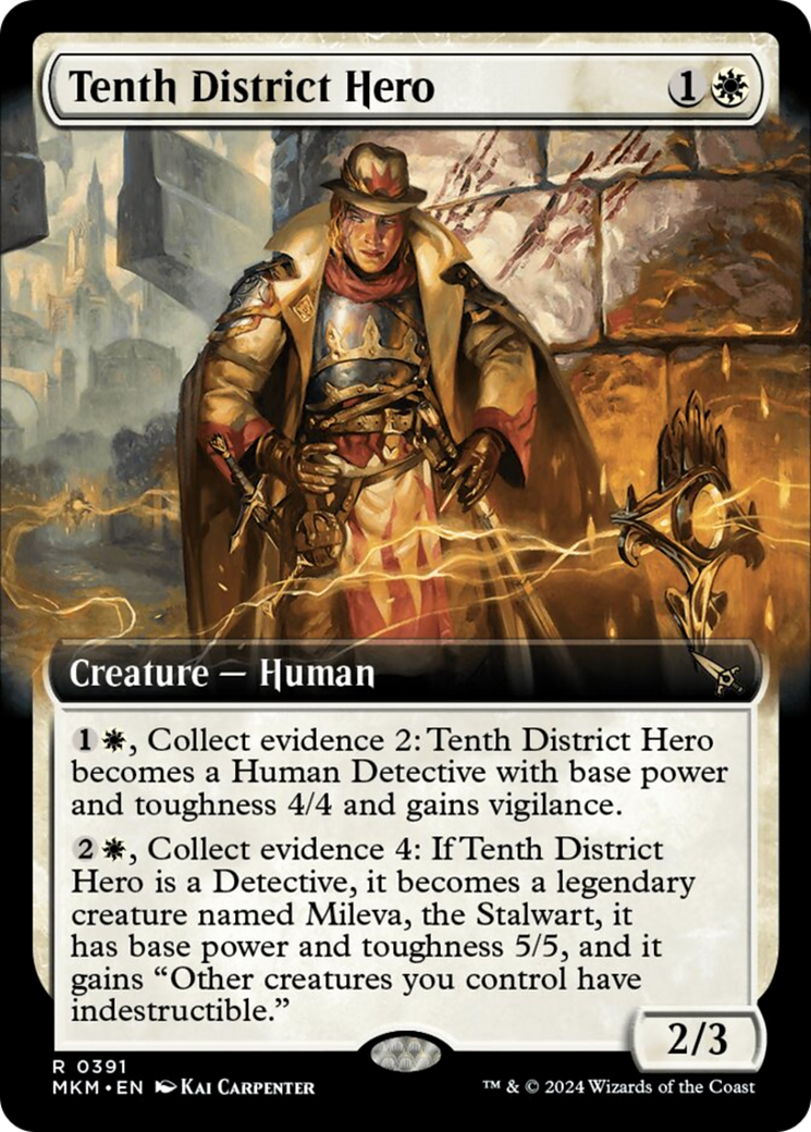 Tenth District Hero (Extended Art) [Murders at Karlov Manor] | The Gaming-Verse