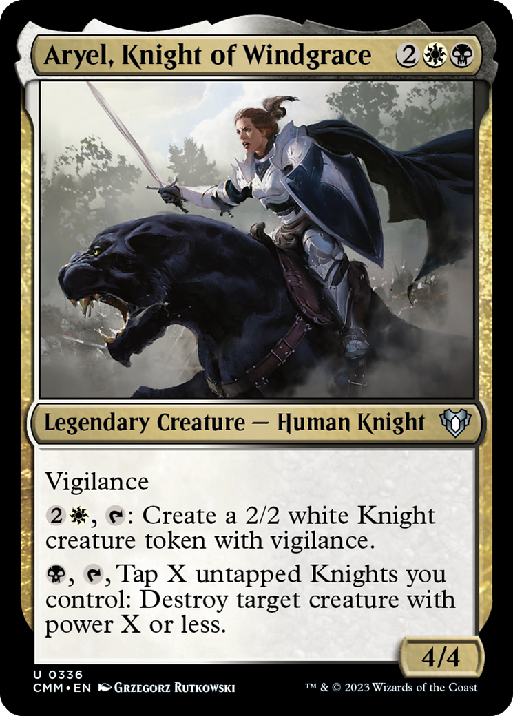 Aryel, Knight of Windgrace [Commander Masters] | The Gaming-Verse