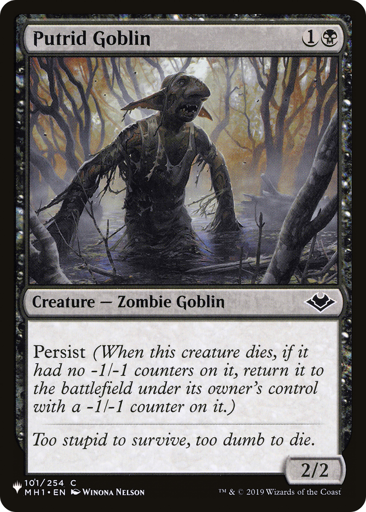 Putrid Goblin [The List Reprints] | The Gaming-Verse