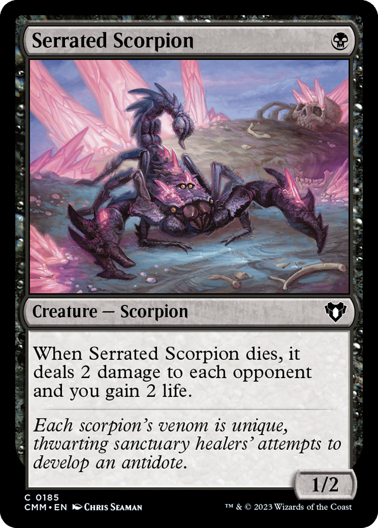 Serrated Scorpion [Commander Masters] | The Gaming-Verse