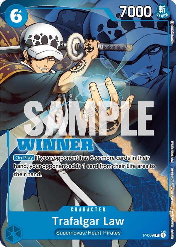 Trafalgar Law (P-009) (Winner Pack Vol. 1) [One Piece Promotion Cards] | The Gaming-Verse