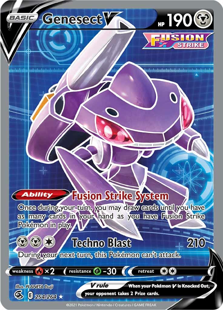 Genesect V (254/264) [Sword & Shield: Fusion Strike] | The Gaming-Verse