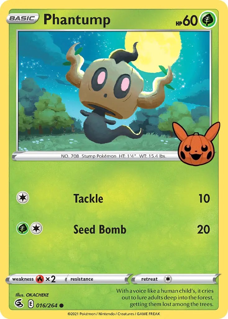 Phantump (016/264) [Trick or Trade] | The Gaming-Verse