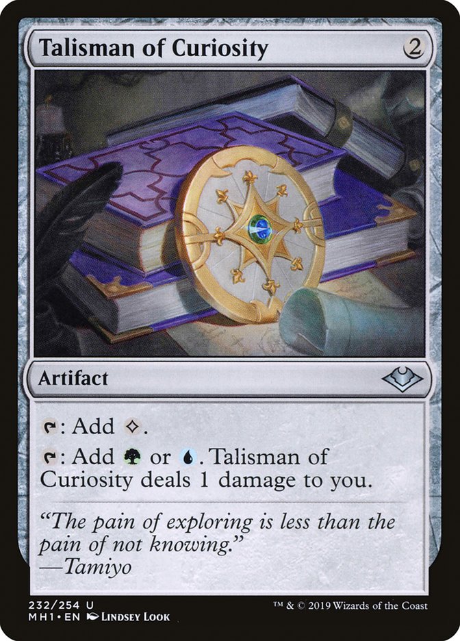 Talisman of Curiosity [Modern Horizons] | The Gaming-Verse