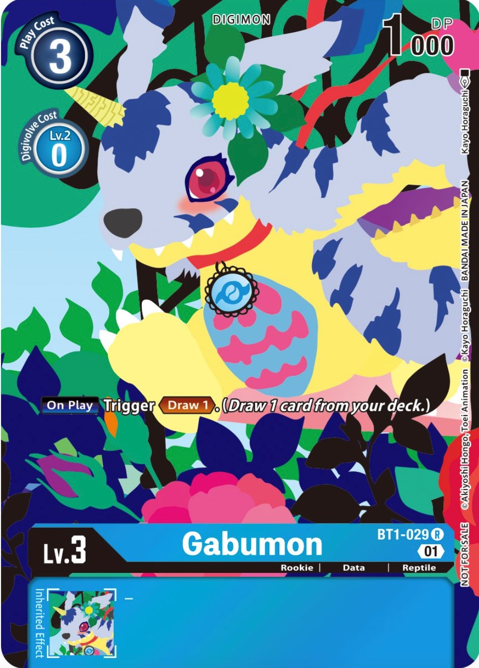 Gabumon [BT1-029] (Tamer's Card Set 2 Floral Fun) [Release Special Booster Promos] | The Gaming-Verse