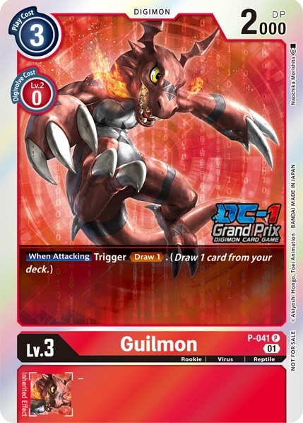 Guilmon [P-041] (Grand Prix 2022) [Promotional Cards] | The Gaming-Verse