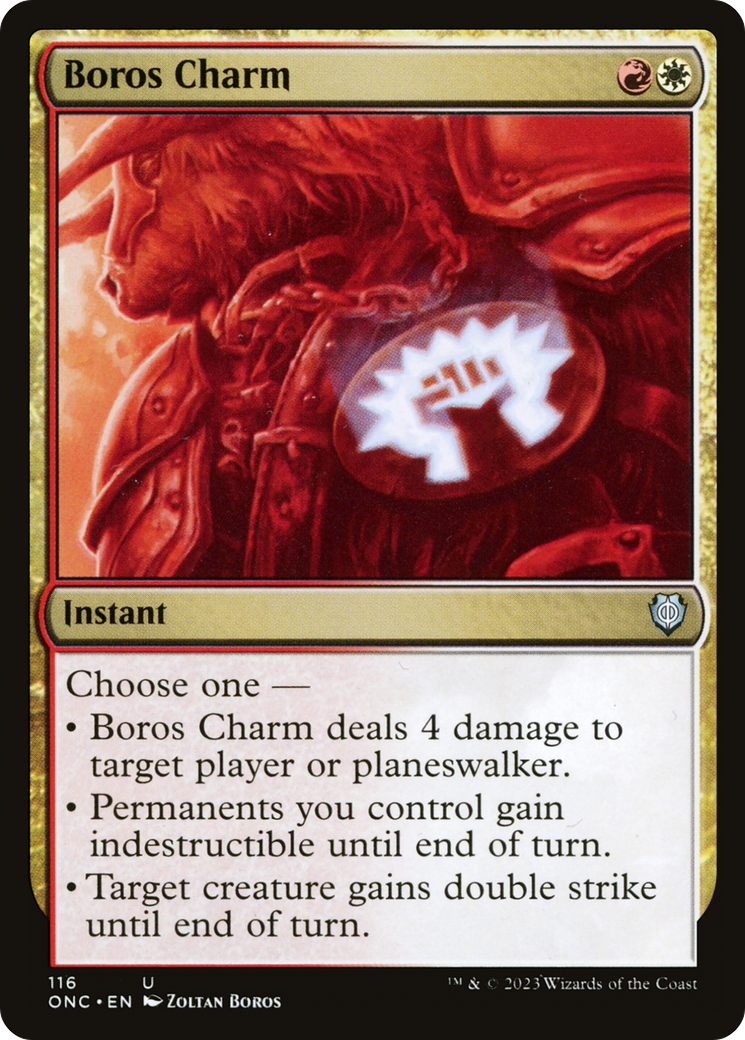 Boros Charm [Phyrexia: All Will Be One Commander] | The Gaming-Verse