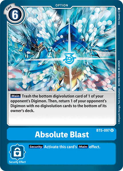 Absolute Blast [BT5-097] [Battle of Omni] | The Gaming-Verse