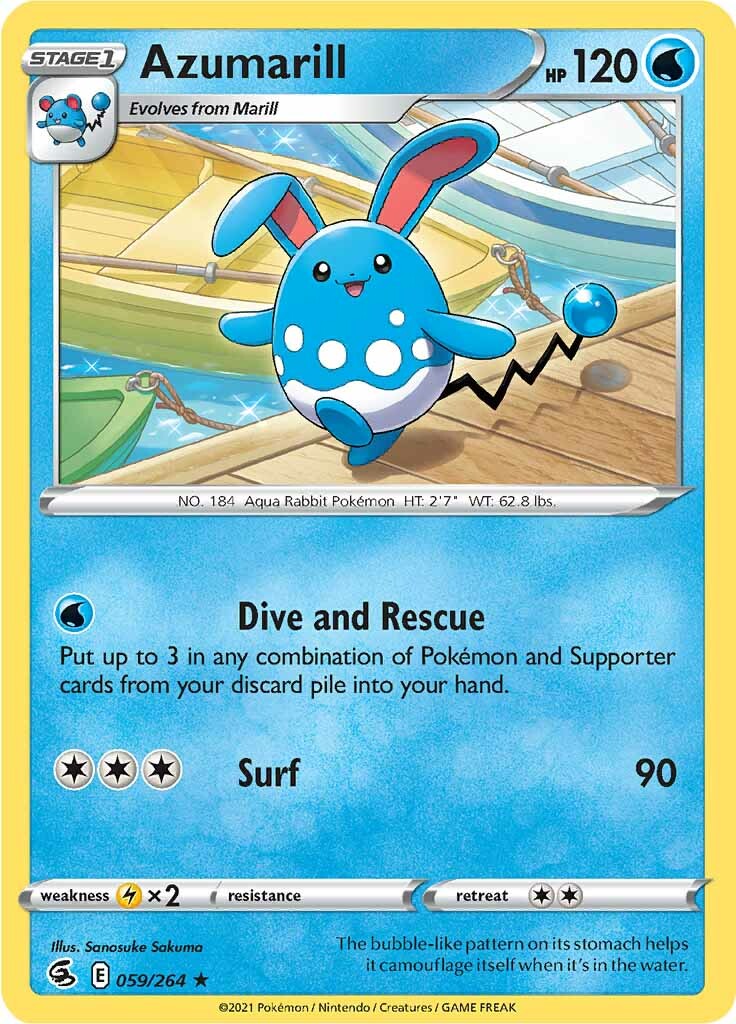 Azumarill (059/264) [Sword & Shield: Fusion Strike] | The Gaming-Verse