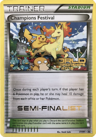 Champions Festival (XY91) (2015 Semi-Finalist) [XY: Black Star Promos] | The Gaming-Verse