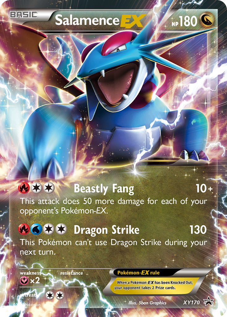 Salamence EX (XY170) [XY: Black Star Promos] | The Gaming-Verse